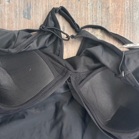NWT Enjoy the Sunshine Elegant Black One-Piece Swimsuit - Picture 6 of 8
